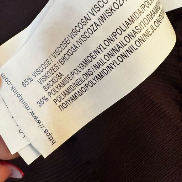 NWT MINKPINK SAMIRA RIB KNIT CULOTTE crop pants size Small - Picture 10 of 12